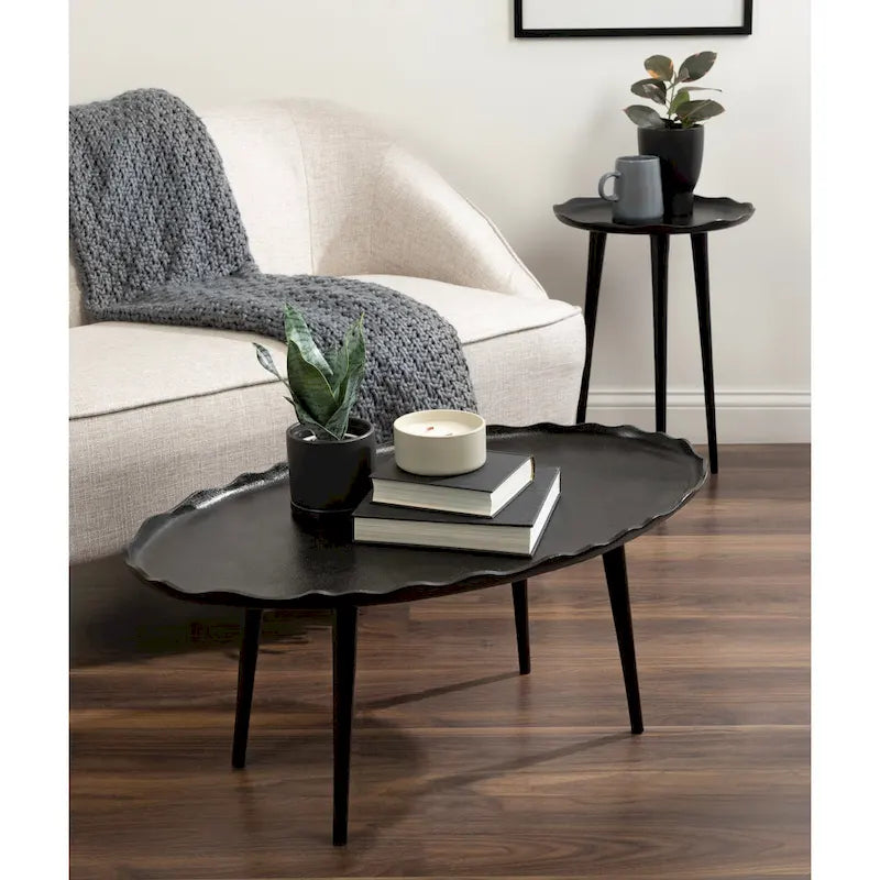 Kate and Laurel Alessia Oval Coffee Table