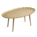 Kate and Laurel Alessia Oval Coffee Table
