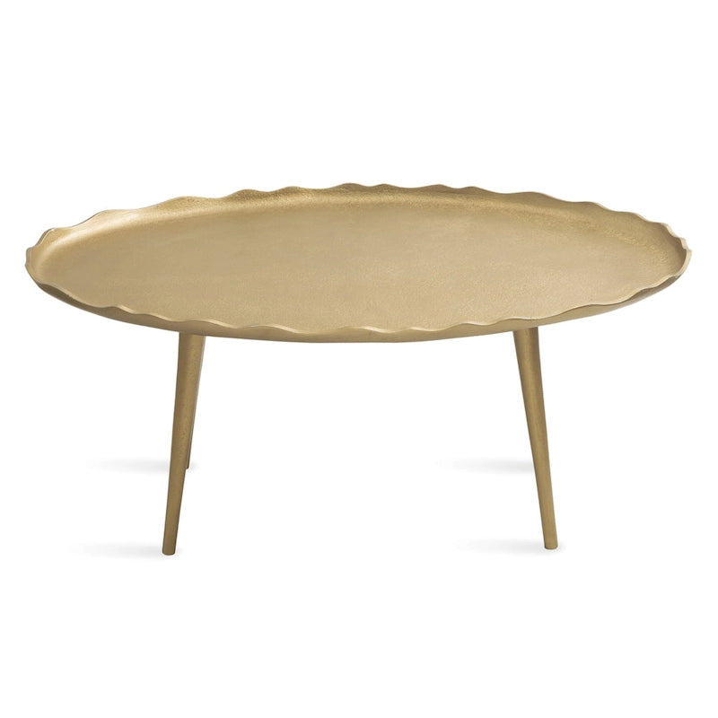 Kate and Laurel Alessia Oval Coffee Table