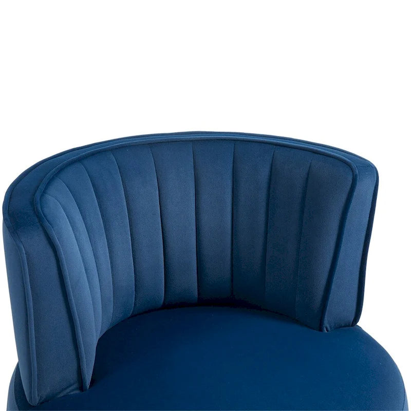 360 Degree Swivel Cuddle Barrel Accent Chairs with Wide Upholstered