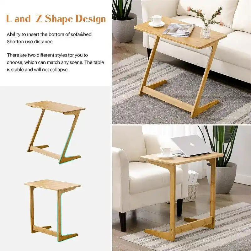Table C Shaped end Table - 15.75 D x 23.6 W x 25.6 H