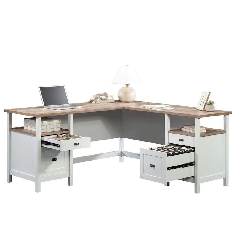 Cottage Road L Desk Wh A2