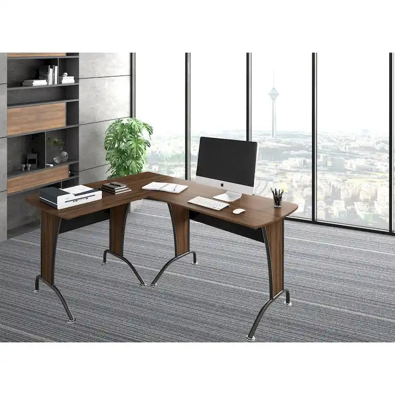 Deluxe Loft-style L-shaped or Inline Computer Desk