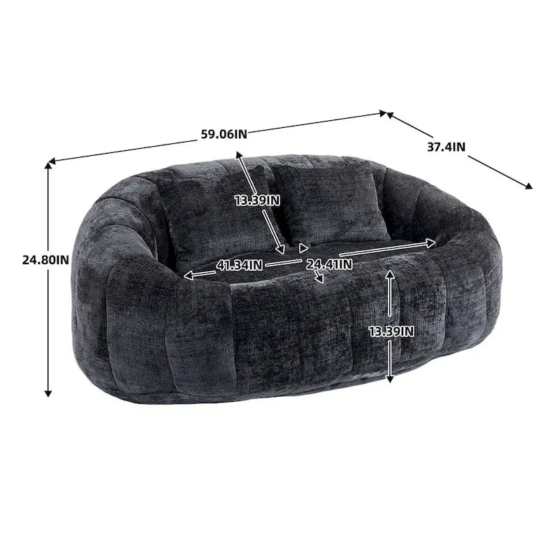 Bean Bag sofa Lazy Sofa Durable Comfort Lounger High Back Bean Bag Chair Couch for Adults and Kids, Indoor & Outdoor