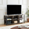Wood Media Console TV Stand Entertainment Center