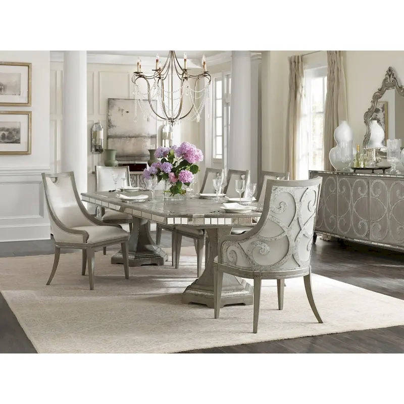 Hooker Furniture Sanctuary 128  Long Contemporary Elegant Dining Table