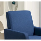 Minimalist Elegant Style Armchair with Solid Wood Frame Construction and New Soft Sponge