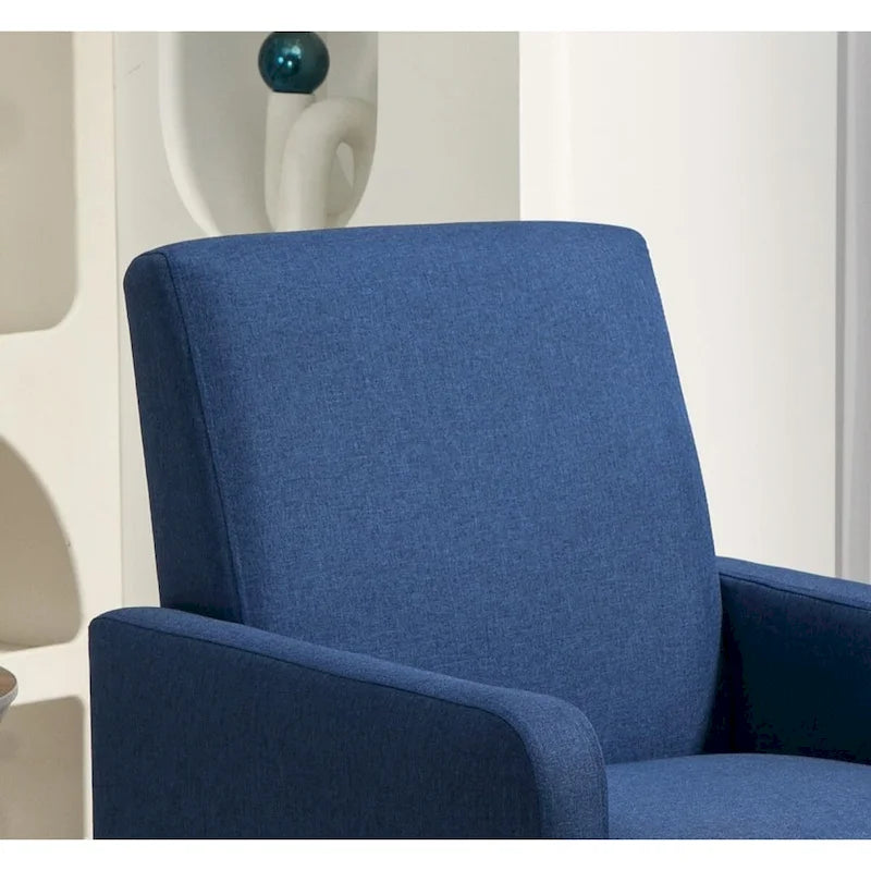 Minimalist Elegant Style Armchair with Solid Wood Frame Construction and New Soft Sponge