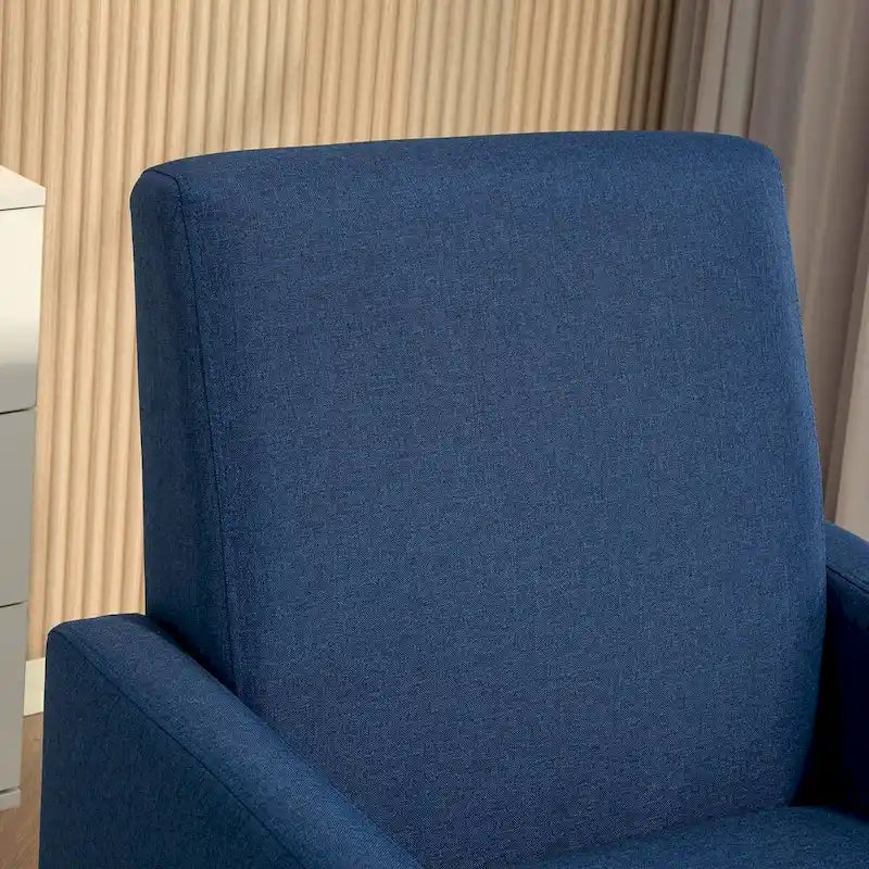 Minimalist Elegant Style Armchair with Solid Wood Frame Construction and New Soft Sponge