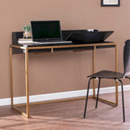 Modern Simple Style Office Desk,Writing Desk,Flip-Top Desk w/ Storage